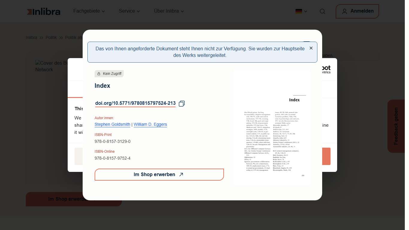 Governing by Network - Inlibra